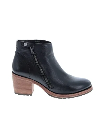 Pre-owned Johnston & Murphy Ankle Boots In Black