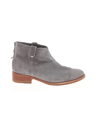 Pre-owned Johnston & Murphy Ankle Boots In Gray