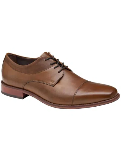 Johnston & Murphy Archer Mens Leather Derby Shoes In Multi