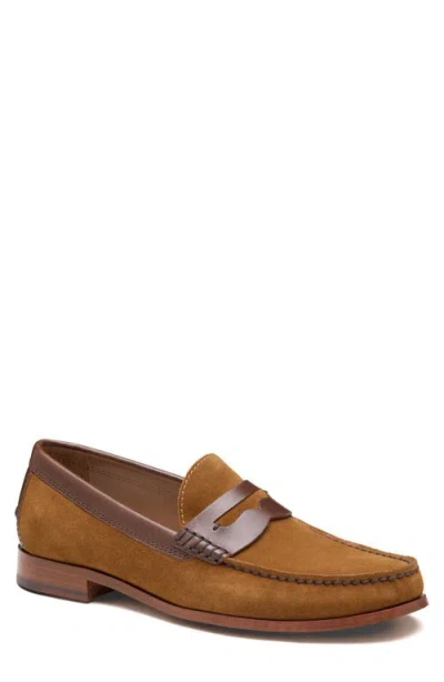 Johnston & Murphy Baldwin Penny Loafer In Brown