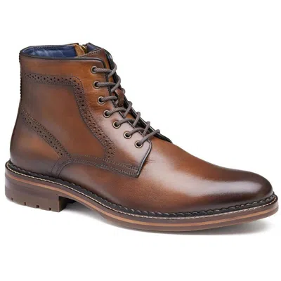 Johnston & Murphy Benton Mens Leather Ankle Chelsea Boots In Multi