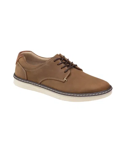 Johnston & Murphy Kids' Big Boys Mcguffey Plain Toe Shoe In Brown