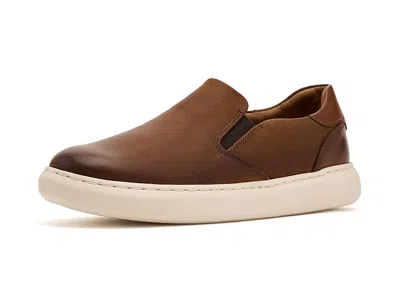 Johnston & Murphy Big Kid Anders Slip-on (little Kid/big Kid) Boy's Shoes Brown Oiled : 5 Big Kid M, Leather