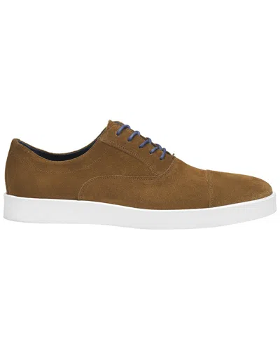 Johnston & Murphy Bolivar Suede Sneaker In Brown