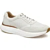 Johnston & Murphy Briley Perforated Sneaker In White