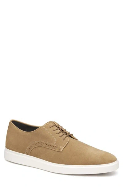 Johnston & Murphy Men's Brody Plain Toe Lace Up Dress Casual Sneakers In Taupe
