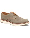 Johnston & Murphy Mens Upton Knit Wingtip Dress Casual Shoe In Gray