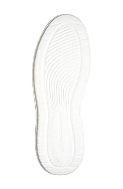 Johnston & Murphy Calm Sneaker In White Full Grain