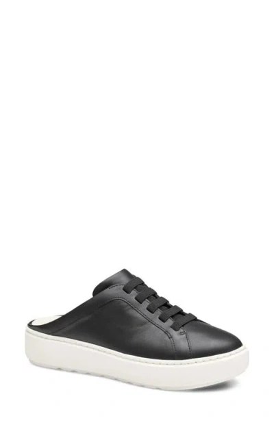 Johnston & Murphy Cammie Platform Sneaker Mule In Black