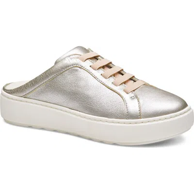 Johnston & Murphy Cammie Platform Sneaker Mule In Metallic