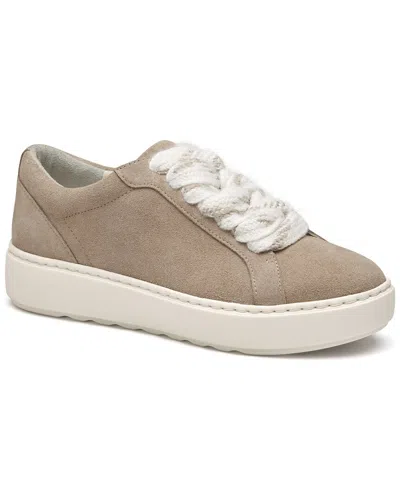 Johnston & Murphy Cammie Suede Sneaker In Brown