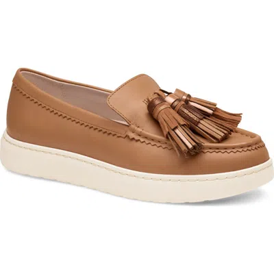 Johnston & Murphy Camryn Tassel Loafer In Animal Print