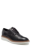 Johnston & Murphy Johnston Murphy Hodges Plain Toe Oxford Casual Lace Up Shoe In Black Full Grain