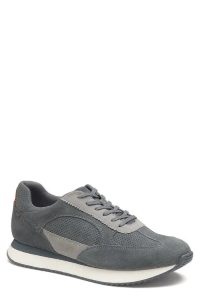 Johnston & Murphy Chase Perforated Sneaker In Gray