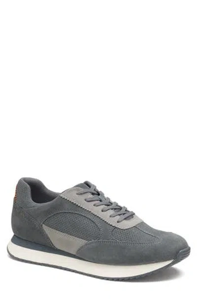 Johnston & Murphy Chase Perforated Sneaker In Gray