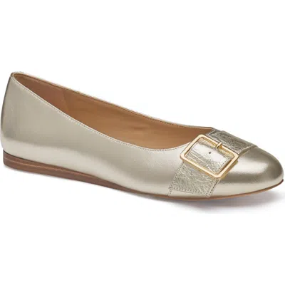 Johnston & Murphy Claire Belted Flat In Multi