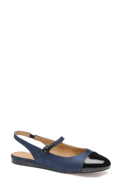 Johnston & Murphy Claire Mary Jane Slingback Flat In Multi
