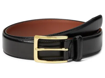 Johnston & Murphy Classic Dress Men's Belts Black: 38 In Animal Print