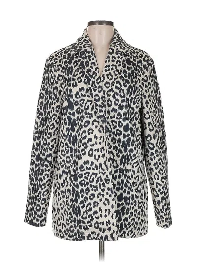 Pre-owned Johnston & Murphy Coat In White