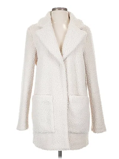 Pre-owned Johnston & Murphy Coat In White