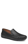 JOHNSTON & MURPHY COLLECTION JOHNSTON & MURPHY COLLECTION BALDWIN WOVEN MOC TOE DRIVING SHOE