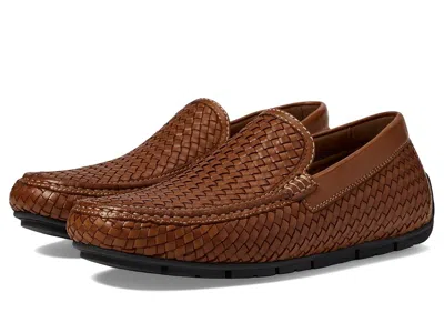 Johnston & Murphy Collection Baldwin Woven Venetian Driver In Brown