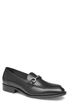 Johnston & Murphy Collection Ellsworth Bit Loafer In Black Italian Calfskin