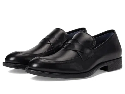 Johnston & Murphy Collection Flynch Braided Strap Loafer In Black