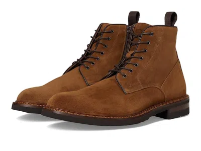 Johnston & Murphy Collection Hartford Plain Toe Boots In Orange