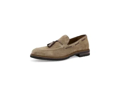 Johnston & Murphy Collection Hartford Tassel Loafers Men's Shoes Beige Italian Suede: 8.5 M In Brown