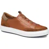 Johnston & Murphy Collection Johnston & Murphy Anson Lace To Toe Sneaker In Brown