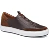 Johnston & Murphy Collection Johnston & Murphy Anson Lace To Toe Sneaker In Brown