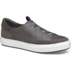 Johnston & Murphy Collection Johnston & Murphy Anson Stretch Water Resistant Sneaker In Gray English Suede/sheepskin