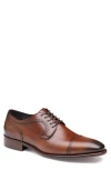 Johnston & Murphy Collection Johnston & Murphy Cormac Cap Toe Derby In Brown