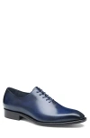 Johnston & Murphy Collection Larson Plain Toe Oxford In Navy Italian Calfskin