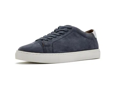 Johnston & Murphy Collection Luther Perfed Lace-to-toe Men's Shoes Denim Italian Suede: 9.5 D (m) In Blue
