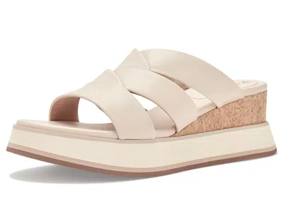 Johnston & Murphy Colleen Triple Band Slide Women's Sandals Bone Nappa Leather: 6.5 M