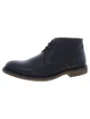 Johnston & Murphy Copeland Mens Lace-up Ankle Chukka Boots In Black Tumbled Full Grain