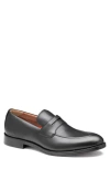 Johnston & Murphy Copley Xc+ Waterproof Penny Loafer In Black
