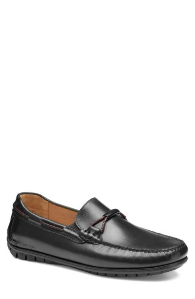 Johnston & Murphy Cort 2.0 Leather Bit Loafers In Animal Print