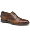 Johnston & Murphy Danridge Cap Toe Leather Oxford In Tan