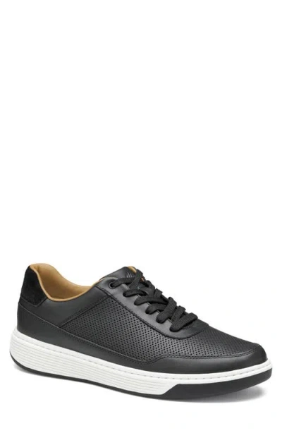 JOHNSTON & MURPHY JOHNSTON & MURPHY DAWSON PERFORATED LEATHER SNEAKER