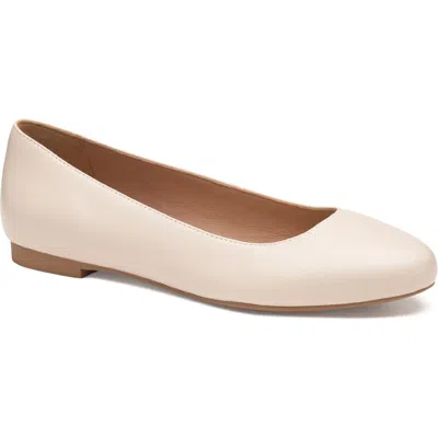 Johnston & Murphy Delanie Ballet Flat In Blush Glove Leather