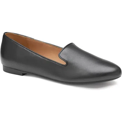 Johnston & Murphy Delanie Loafer In Black Glove Leather