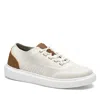 Johnston & Murphy Dixon Knit U-throat Dress Casual Sneaker In White