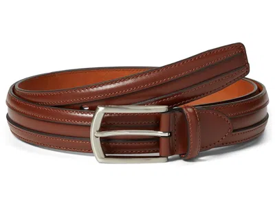 Johnston & Murphy Double Calf Belt Men's Belts Chestnut: 44 In Brown
