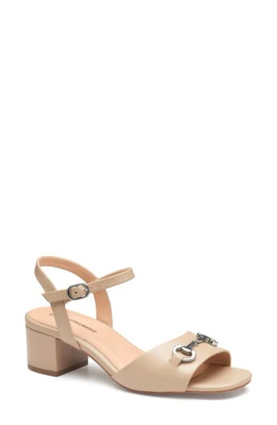 Johnston & Murphy Edith Bit Ankle Strap Sandal In Brown