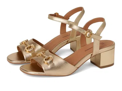 Johnston & Murphy Edith Bit Sandals In Gold