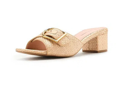 Johnston & Murphy Edith Buckle Slide In Brown