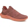 Johnston & Murphy Escape Knit Slip-on Sneaker In Rust